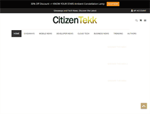 Tablet Screenshot of citizentekk.com
